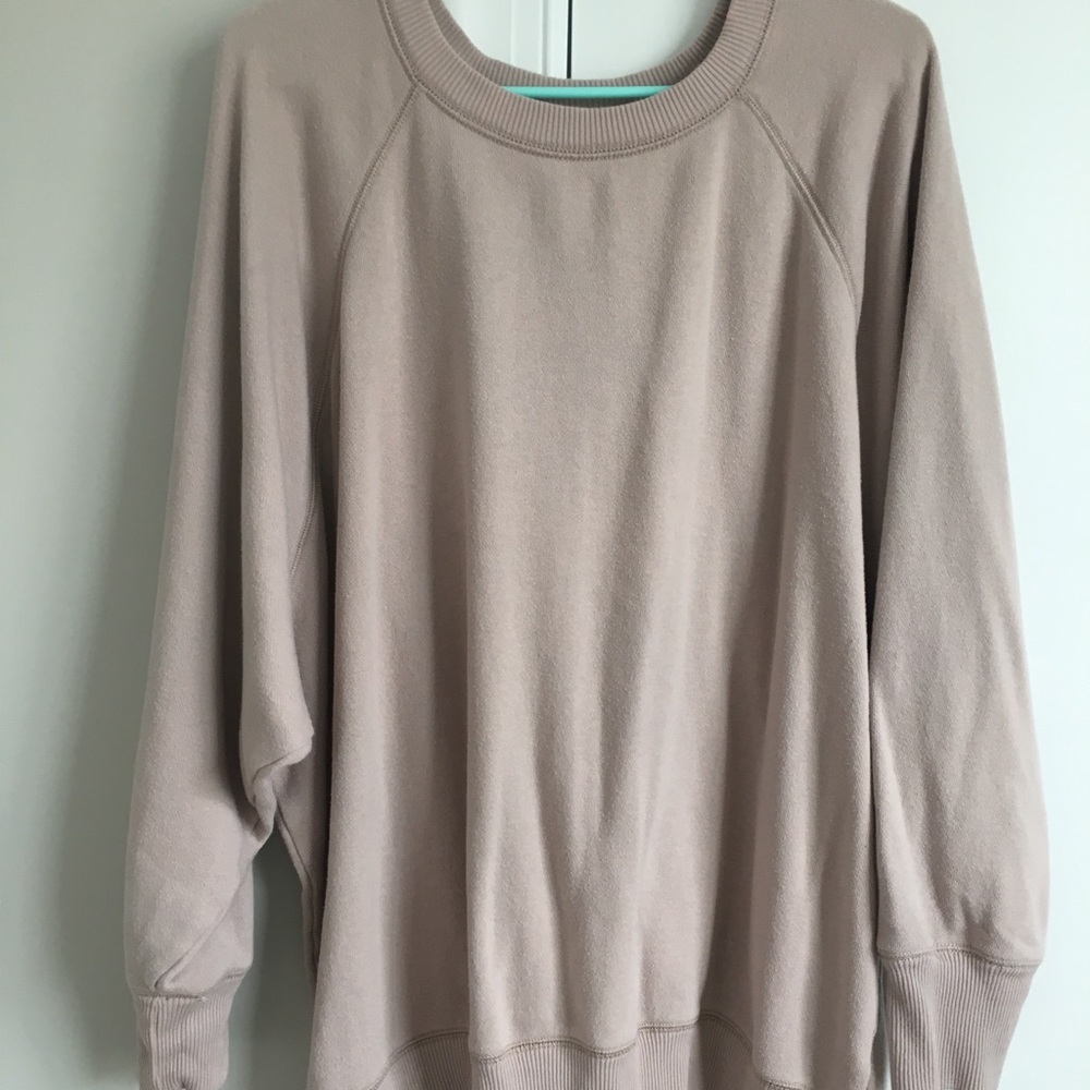 Aerie oversized sweatshirt Mauve/pink